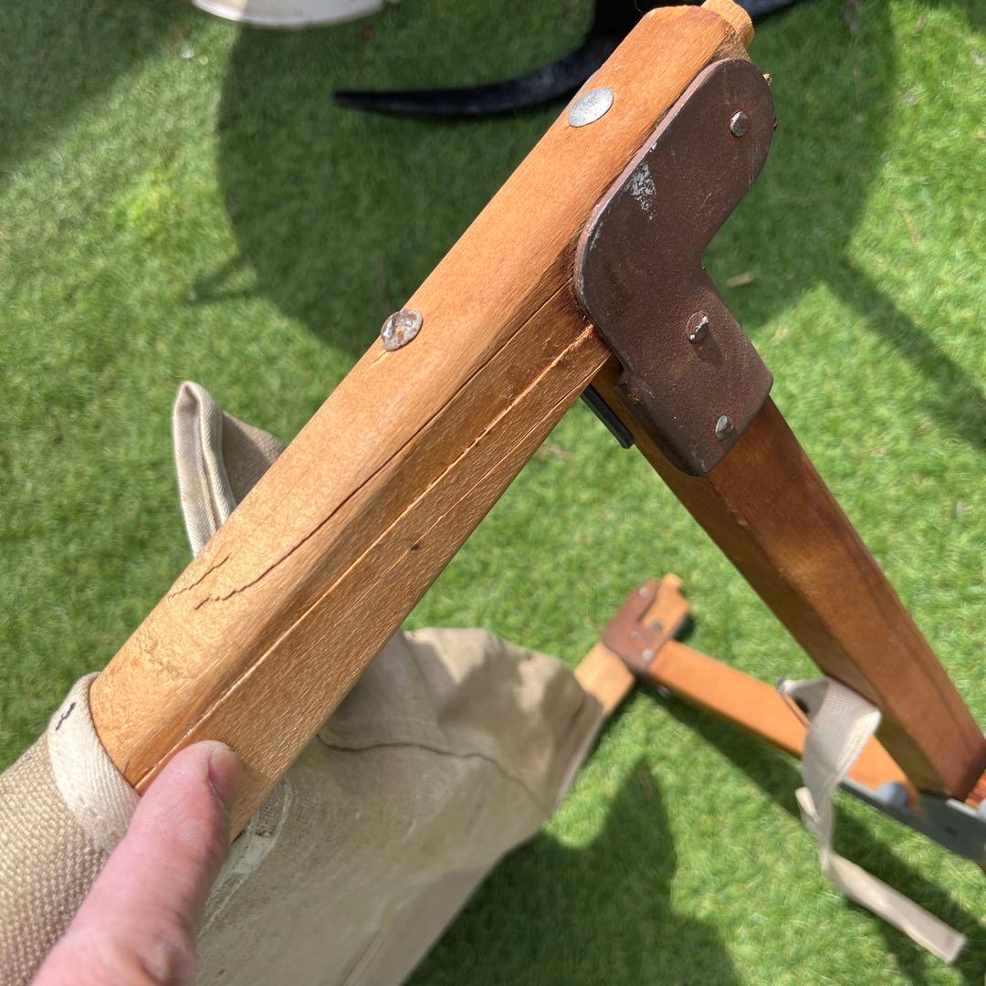 ヴィンテージ軍折りたたみコット