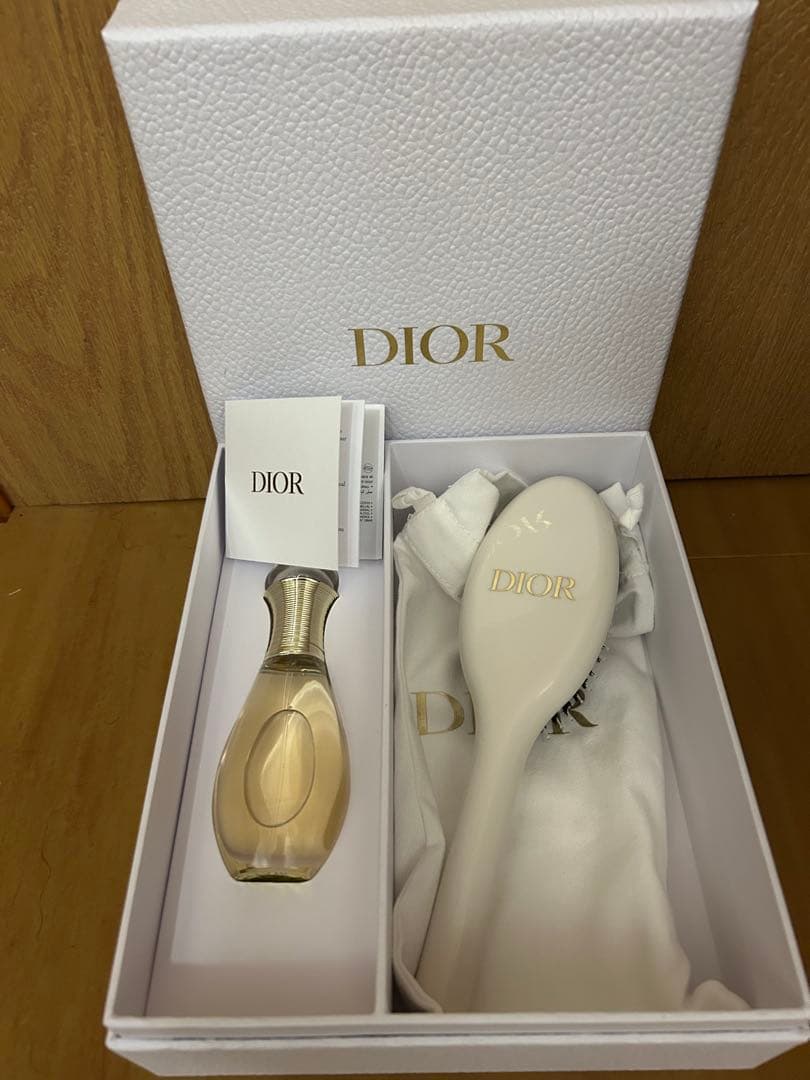 ★新品未使用★Dior ヘアミスト&ヘアブラシ　ジャドール40ml