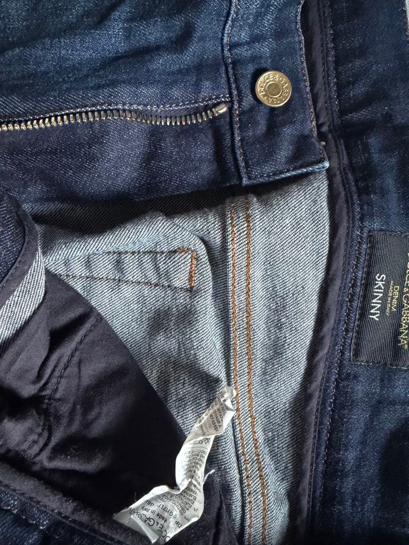 【古着】DOLCE&GABBANAドルチェ&ガッバーナ　スキニーデニム　52