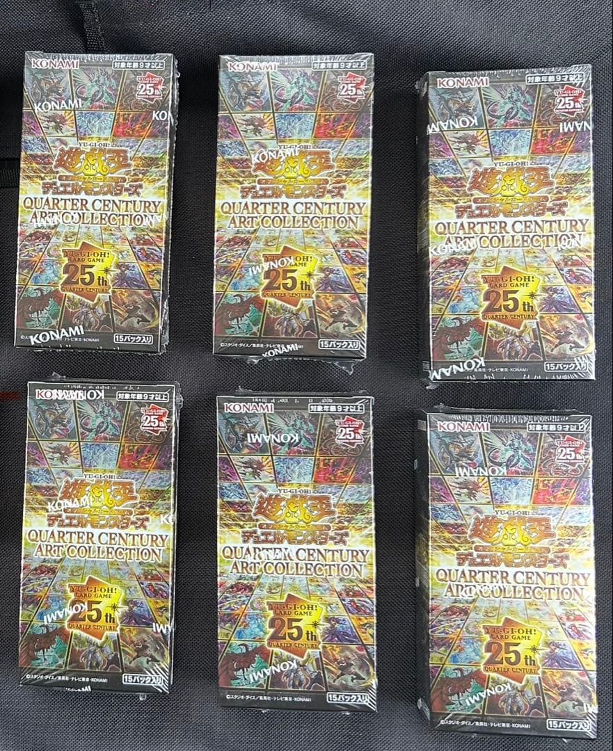 遊戯王　QUARTER CENTURY ART COLLECTION 6BOX