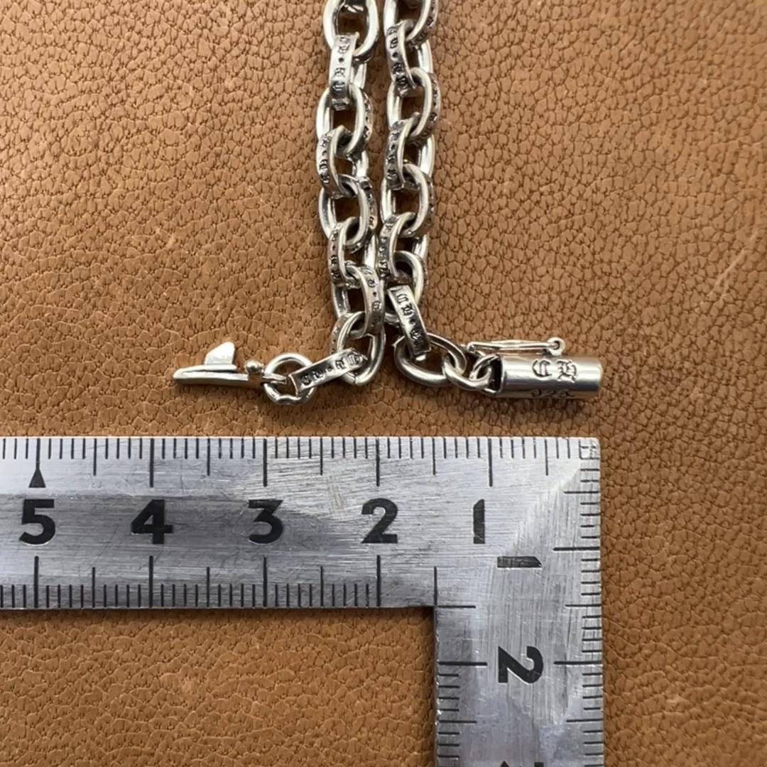 ペーパーチェーン ブレスレット シルバー 925 20cm 4204