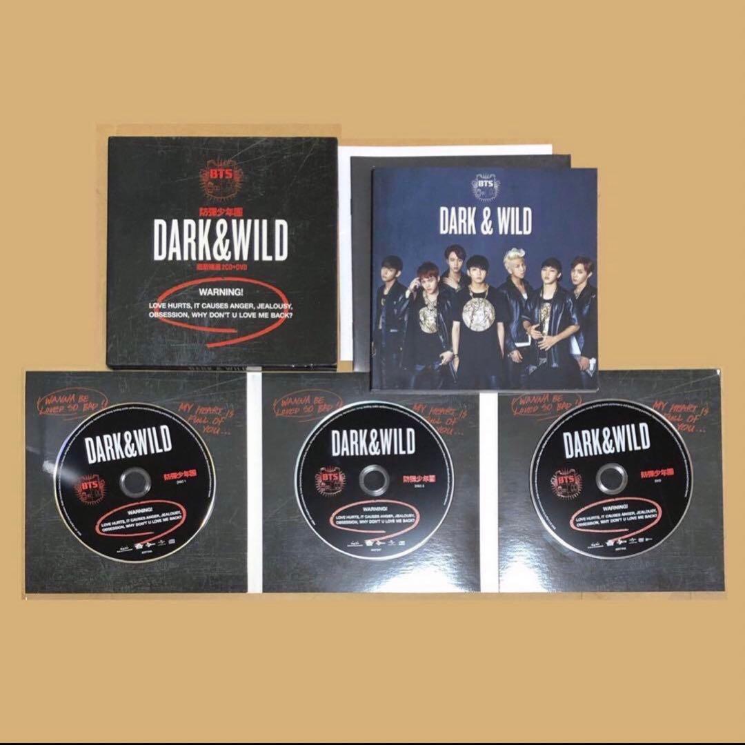 BTS DARK&WILD 台湾盤　CD DVD