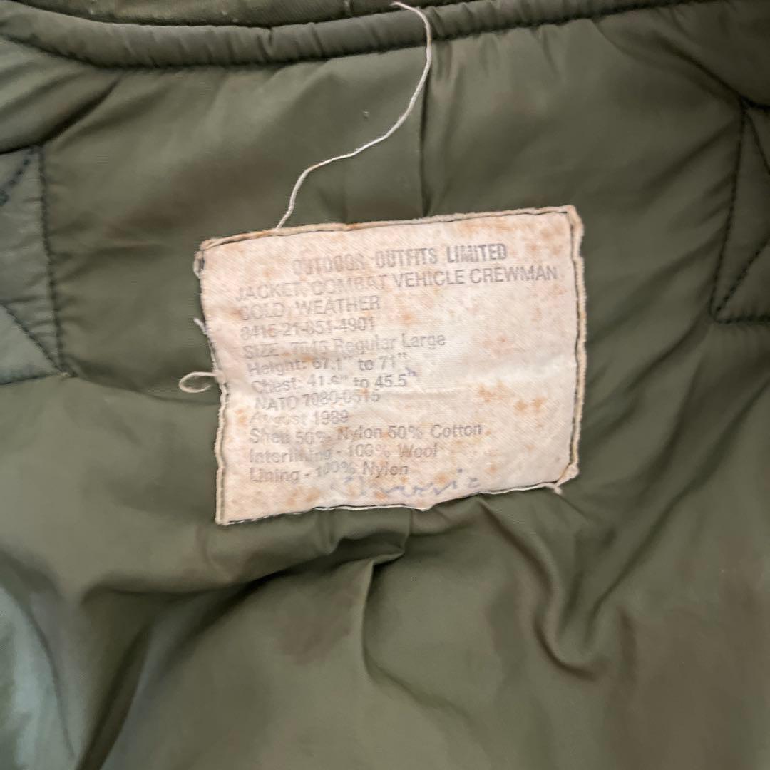 オリーブグリーン カナダ軍 タンカースジャケット