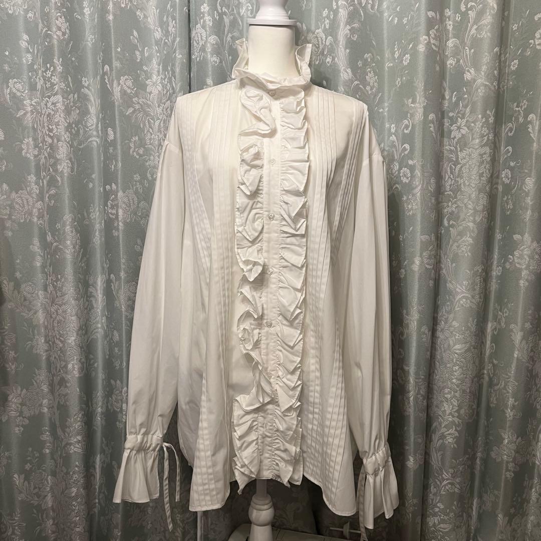 トップス mikiosakabe little flower frill blouse