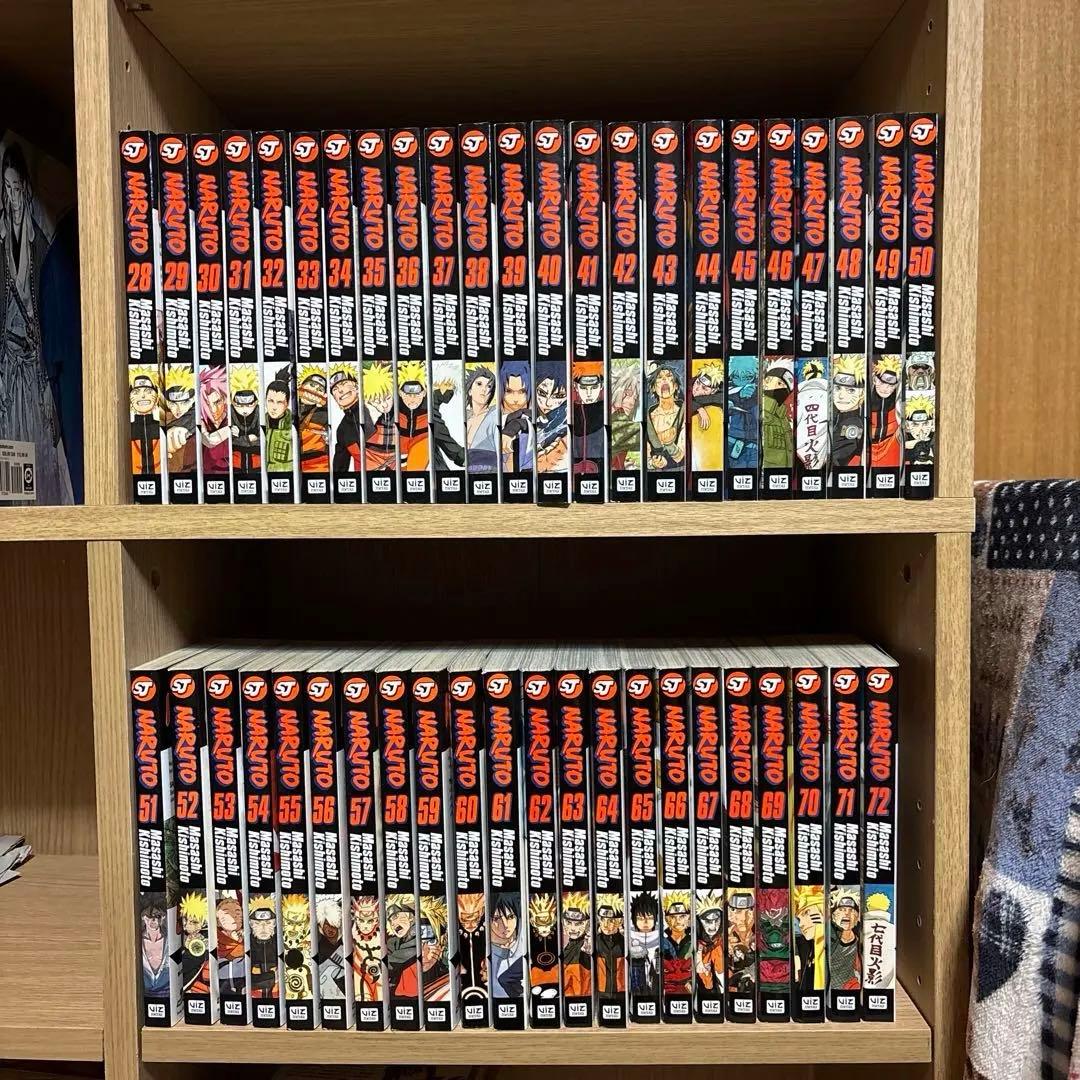 セキNARUTO英語版28巻〜72巻