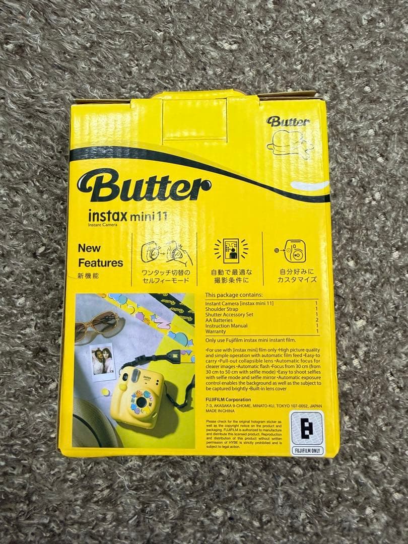 BTS Butter チェキ インスタントカメラ 公式