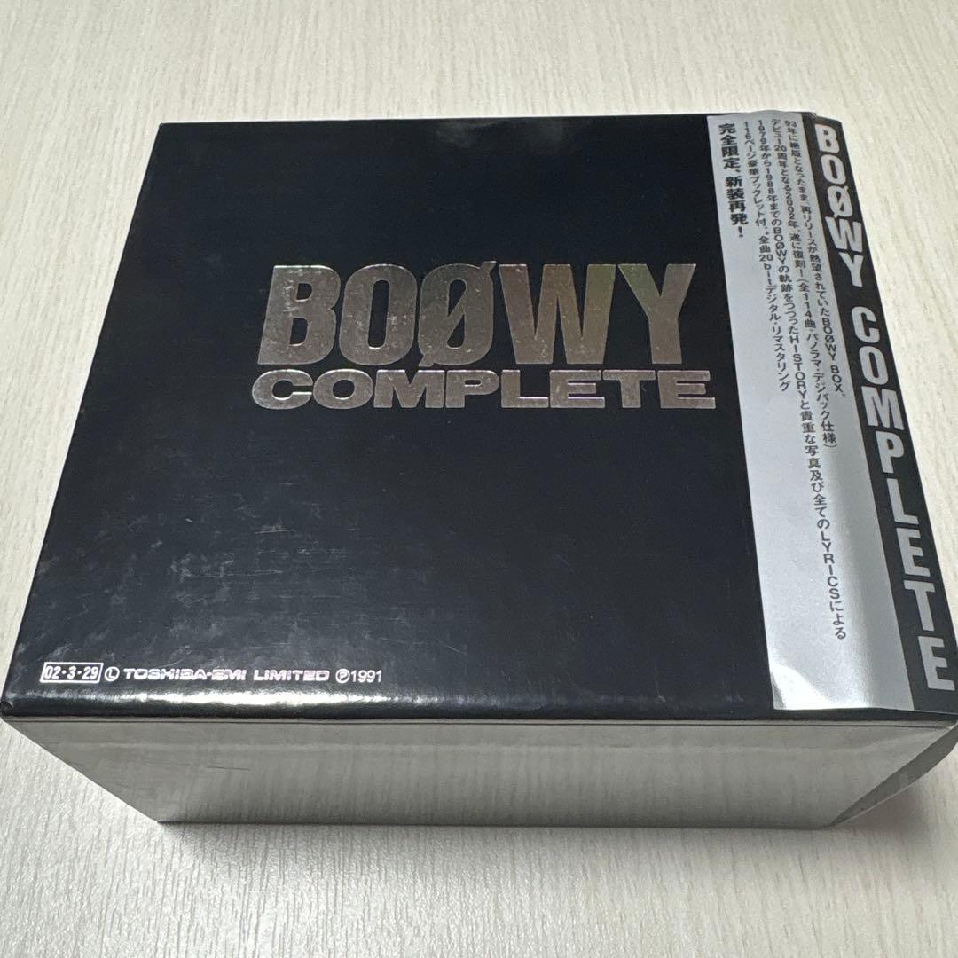 邦楽 BOOWY COMPLETE BOX CD