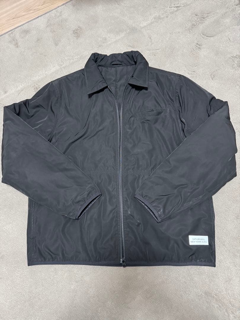 Saturday NYCブラック ナイロンジャケット