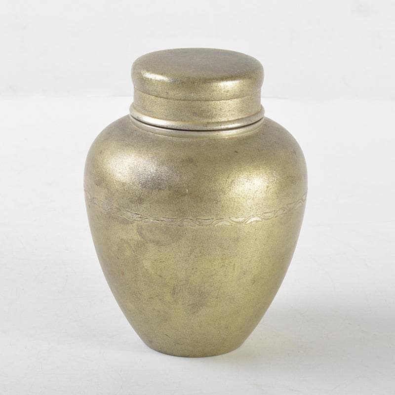 煎茶道具　古錫　茶壷　茶心壷　約472ｇ　M　R4680