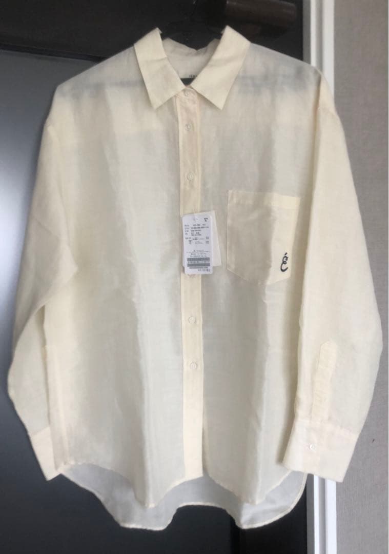 IENA ラミーリヨセルロングシャツ　36