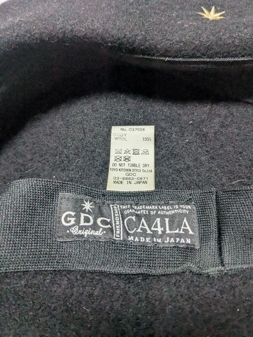 GDC×CA4LA BIG BERRET ベレー帽 ブラック キムタク 堂本剛
