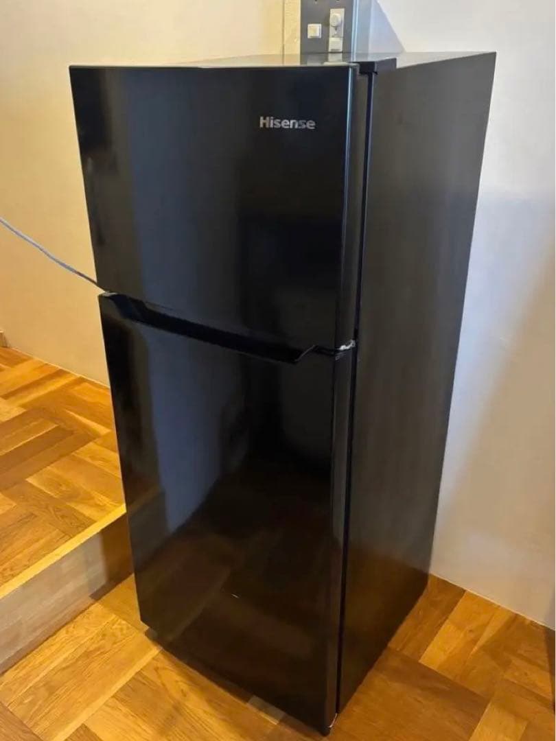 Hisense ブラック 120L 2ドア冷蔵庫