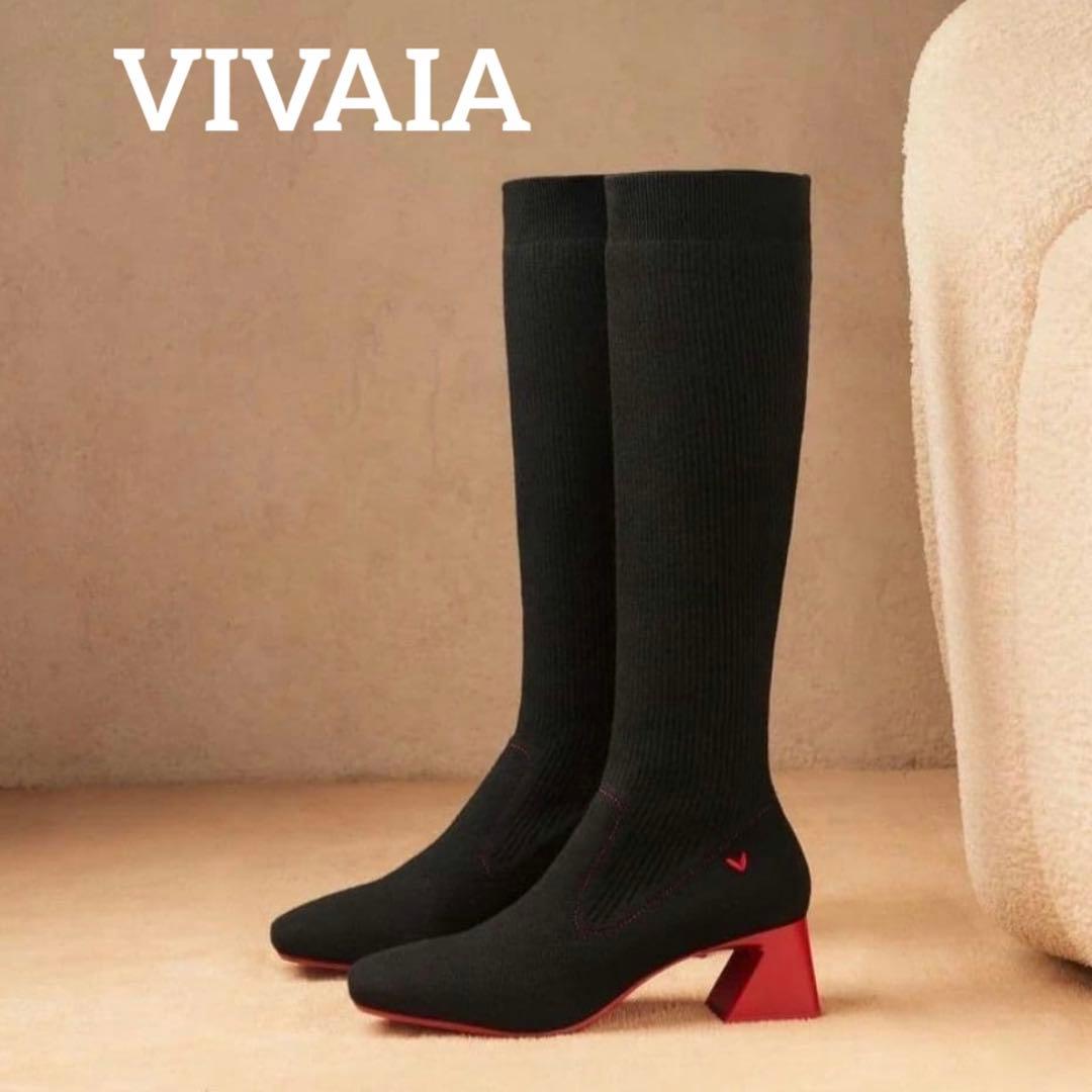 VIVAIA 撥水ブーツ スクエアトゥデザイン26