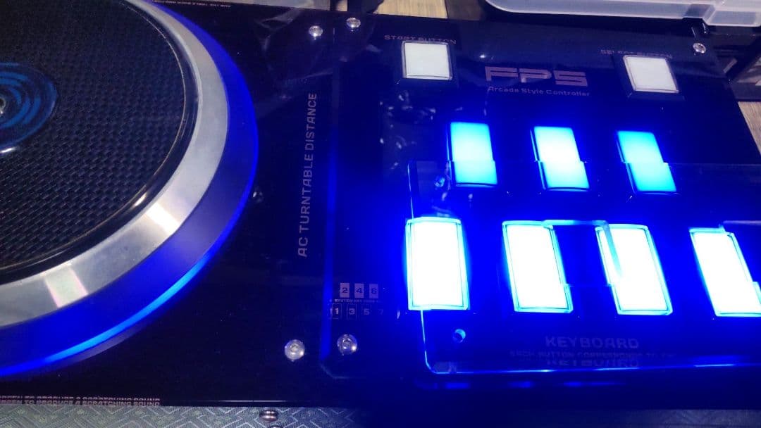 美品 ビートマニア DAO FPS 三和ボタン 新基板 静音化 INF＆PS対応