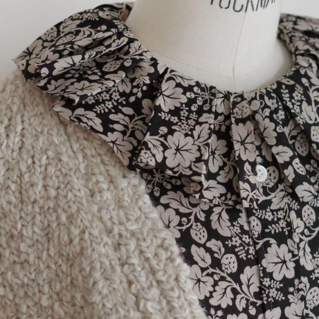 オールドマンズテーラー ワイルドベリー　ラッフルカラーブラウス　新品