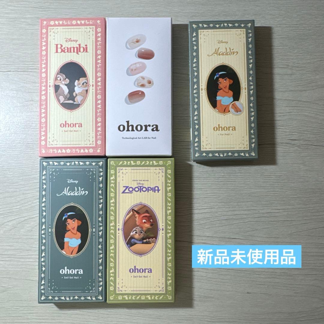 ohora ジェルネイルシールセット 5種類