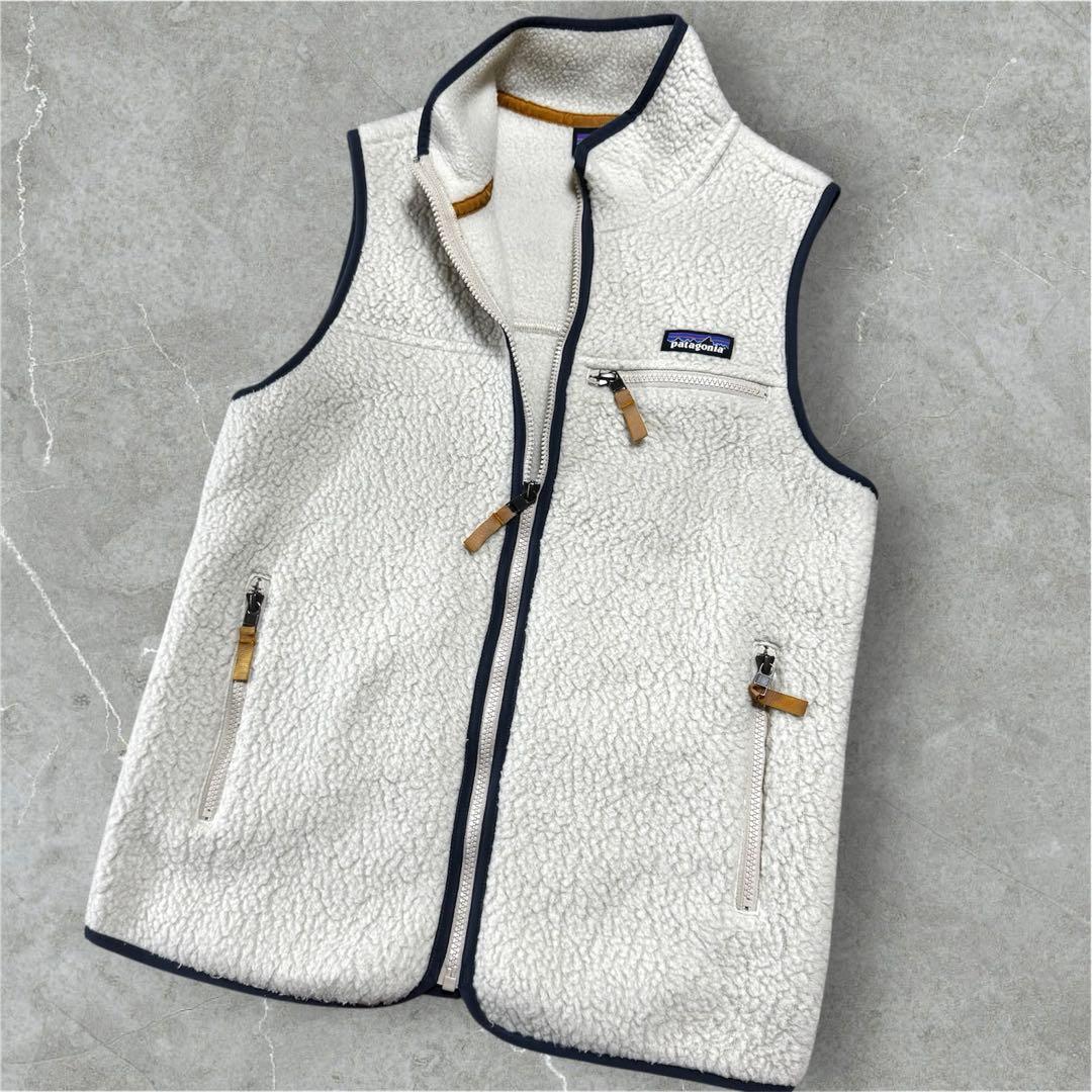 【美品】 定番人気 PATAGONIA パタゴニア レトロパイルベスト ペリカン