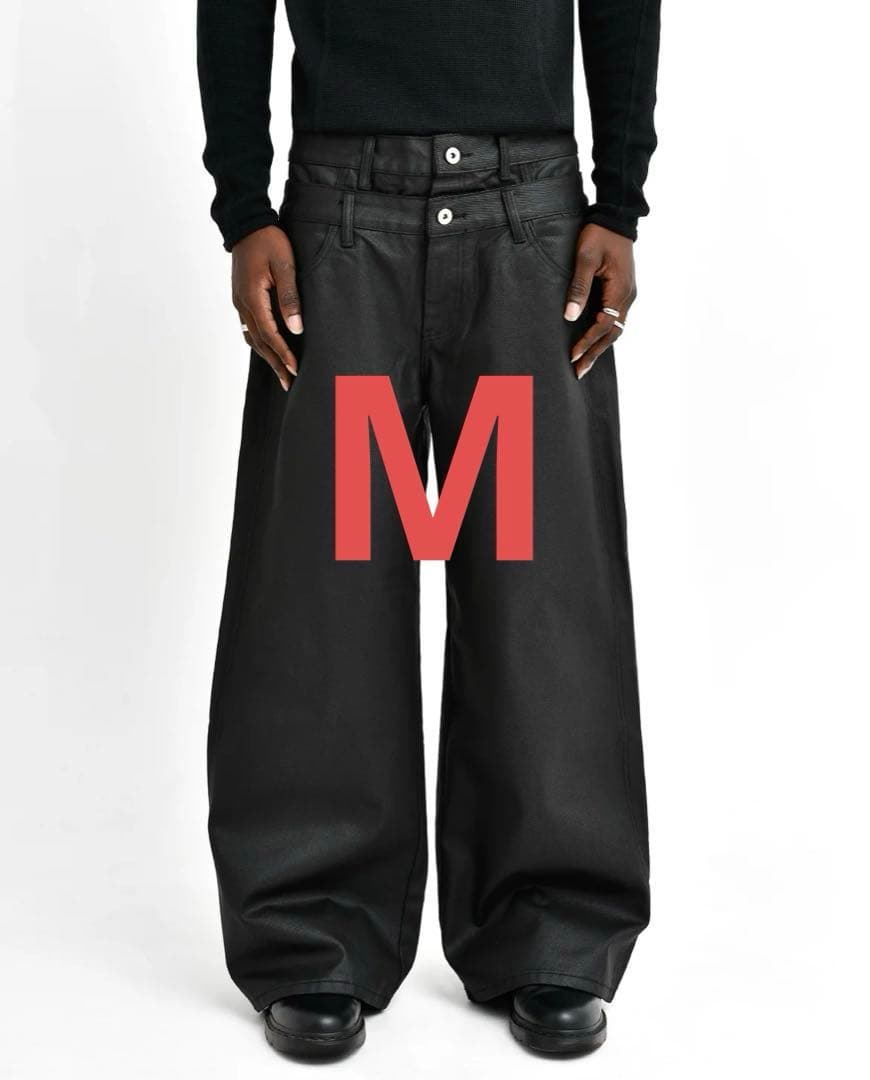 パンツ Asapmode Waxed Stacked Pants