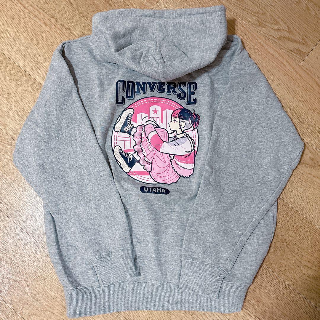 当選品 非売品 水曜日のカンパネラ 詩羽 コンバース 三好よしみ パーカー XL