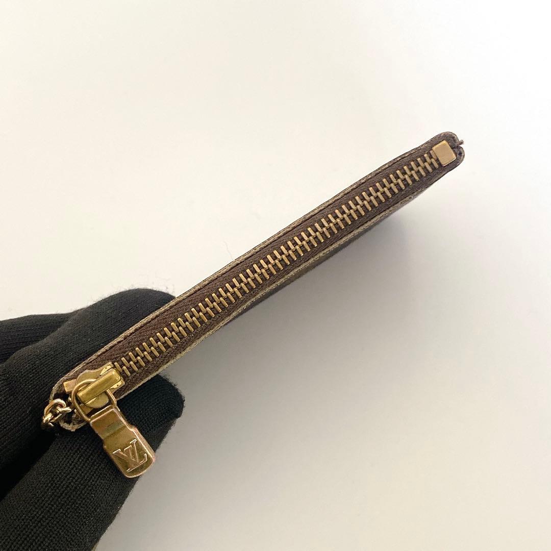 ルイヴィトン モノグラム ポシェットクレ ケース 小銭入れ チェーン