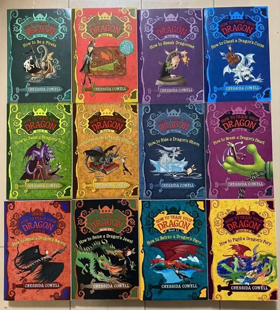 美品How to Train Your Dragon 12 books set