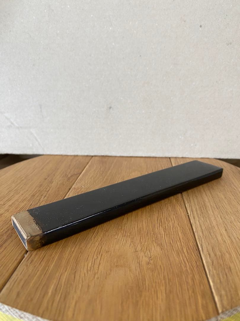 漆ハケ　刷毛庄30粍　手持ち部漆塗り済み