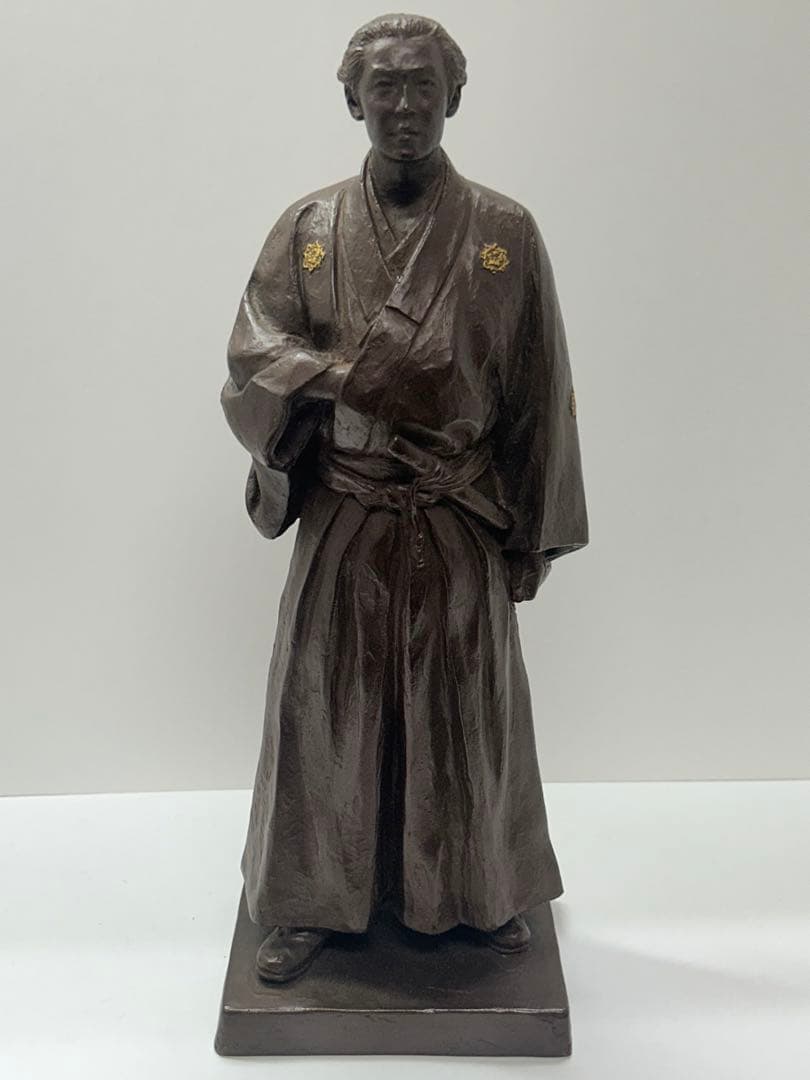 ブロンズ製　【坂本龍馬】喜多敏勝　　幕末の風雲児