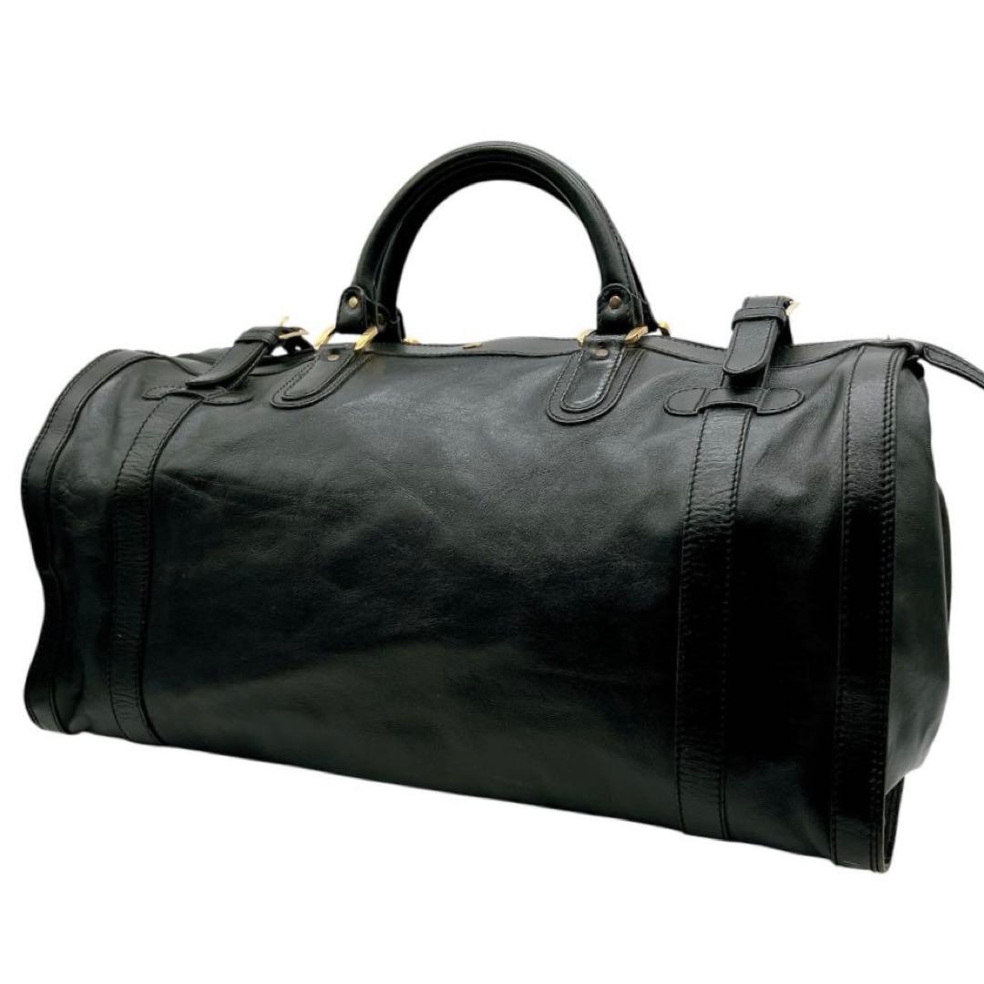 良品 GOLD PFEIL ボストンバッグ 旅行用バッグ 大容量 黒　e742