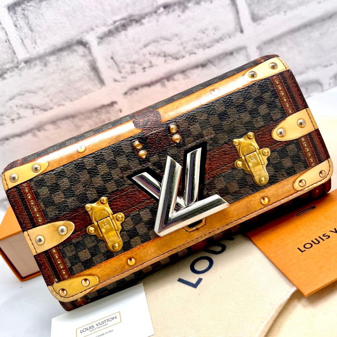 【美品】 ルイヴィトン ダミエ トランスフォームド ポルトフォイユツイスト