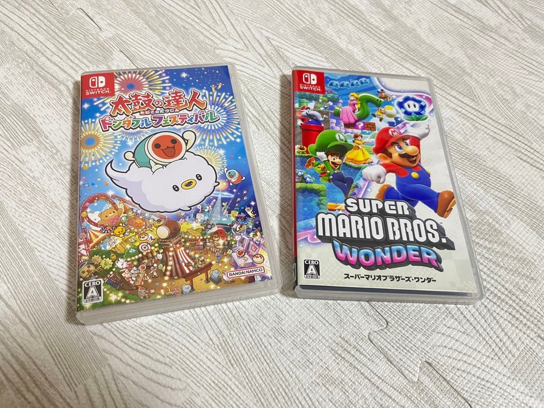 お値下げ！Switch ソフト マリオワンダー＆太鼓の達人