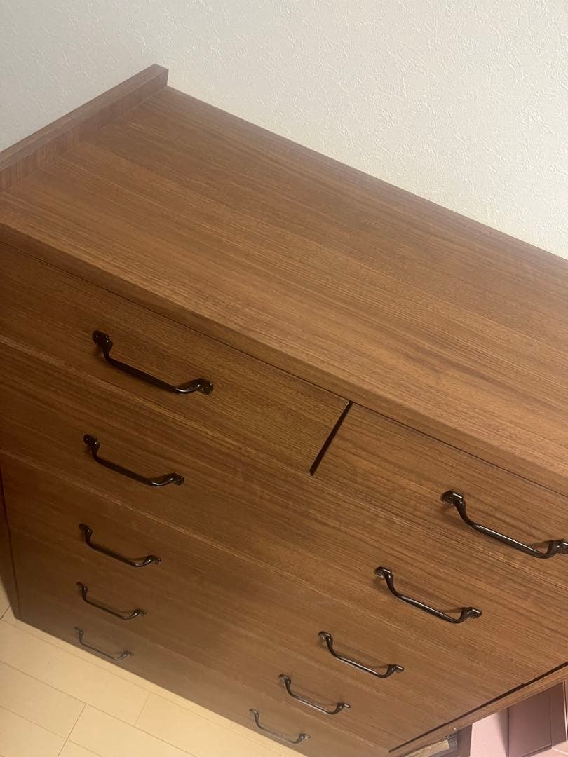 【最終値下げ】日本製 ブラウン木製チェスト