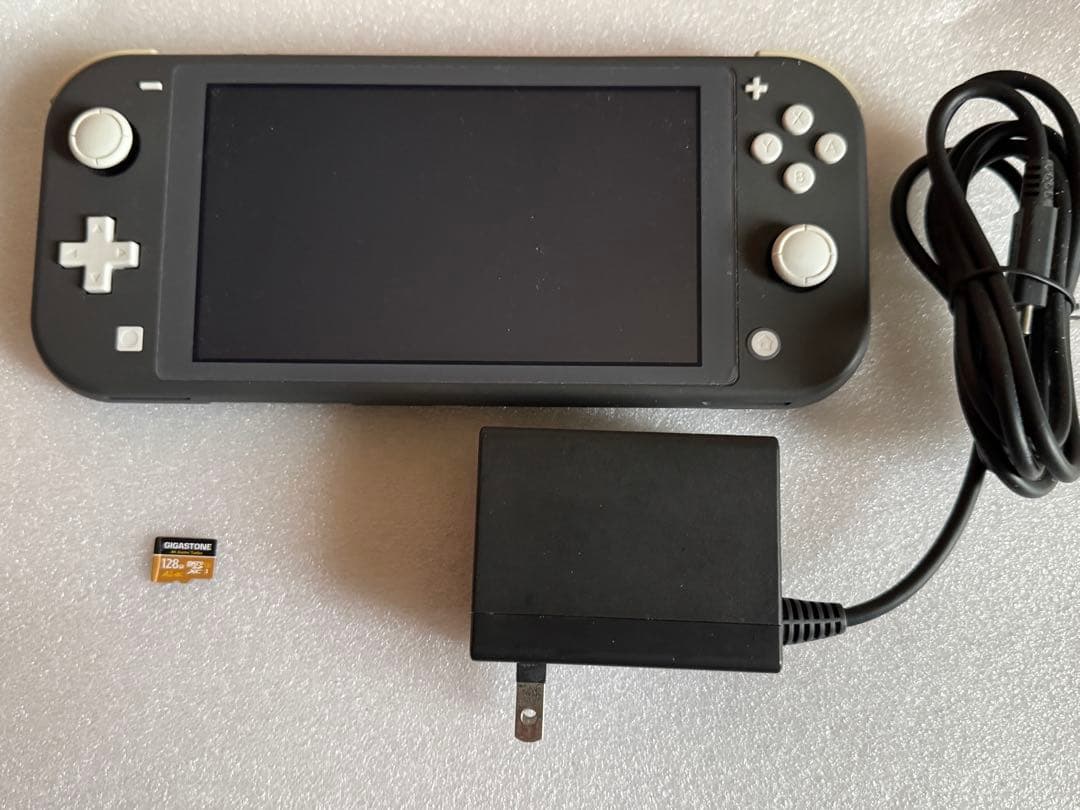 Nintendo Switch Lite グレー 本体 充電器・SD128GB付