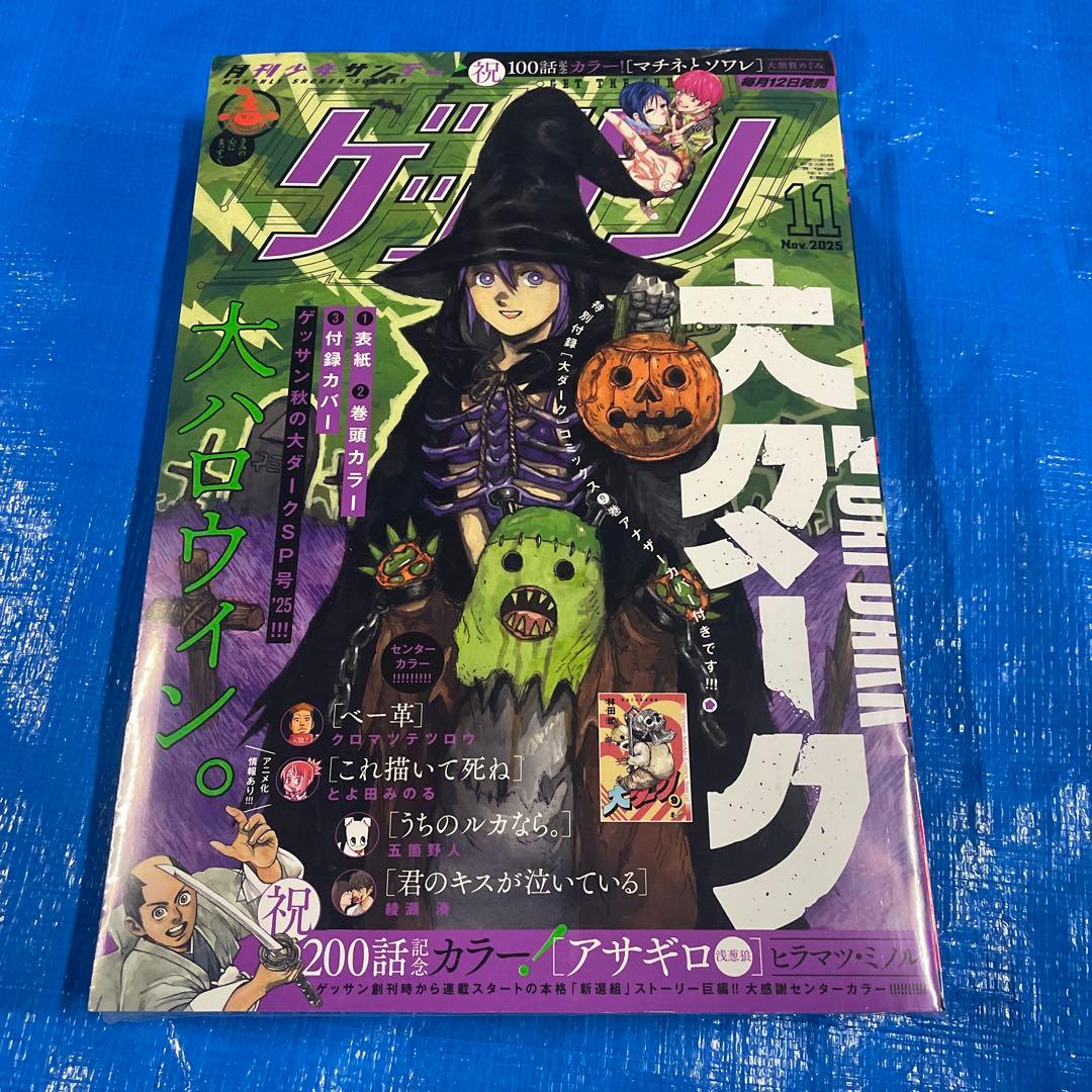 【シュリンク未開封】 ゲッサン 2025年11月号 大ダーク ドロヘドロ 林田球