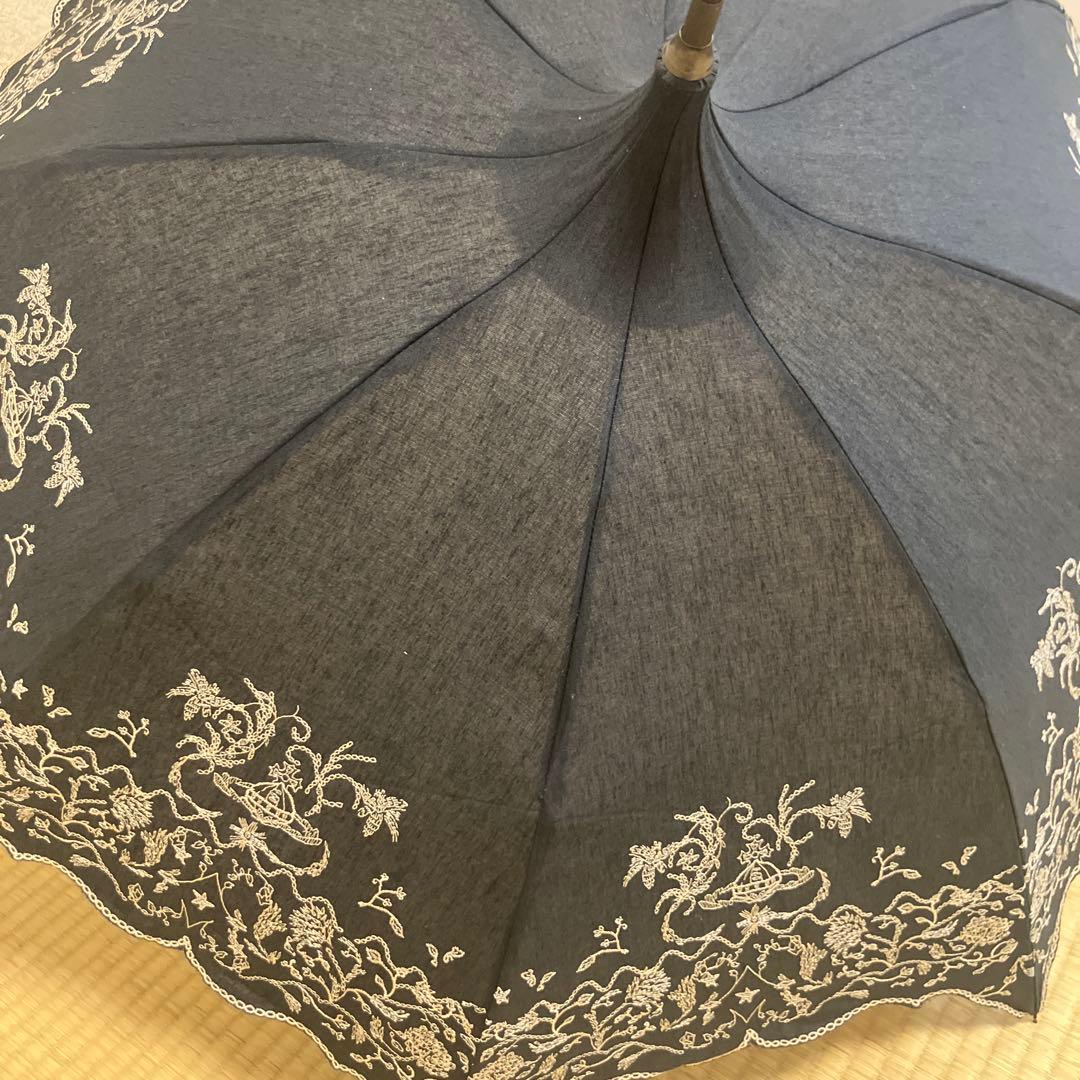 ヴィヴィアンウエストウッド　日傘　刺繍　美品