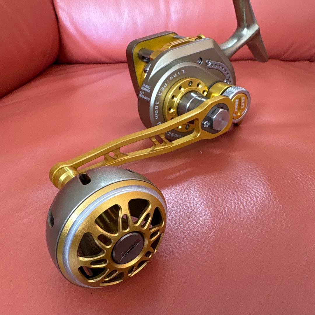 ninja 左巻き アルテマ ゼノリール　ベイトリール レバードラグ