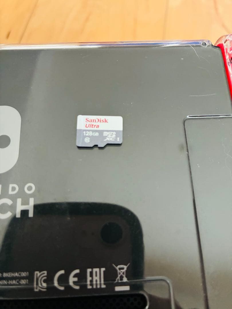 【美品】Nintendo Switch 本体 microSDXC 128gb付き
