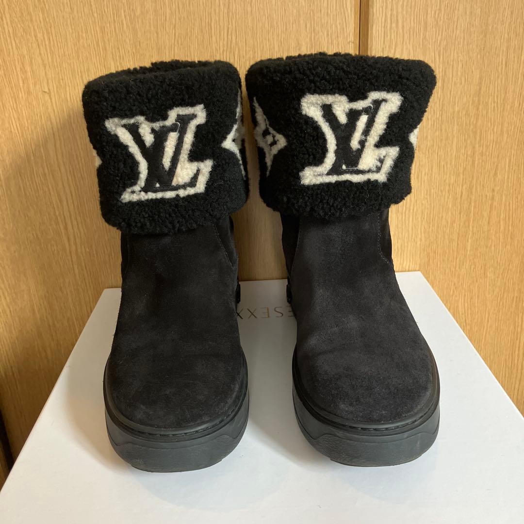 正規品 LOUIS VUITTON スノードロップムートンブーツ