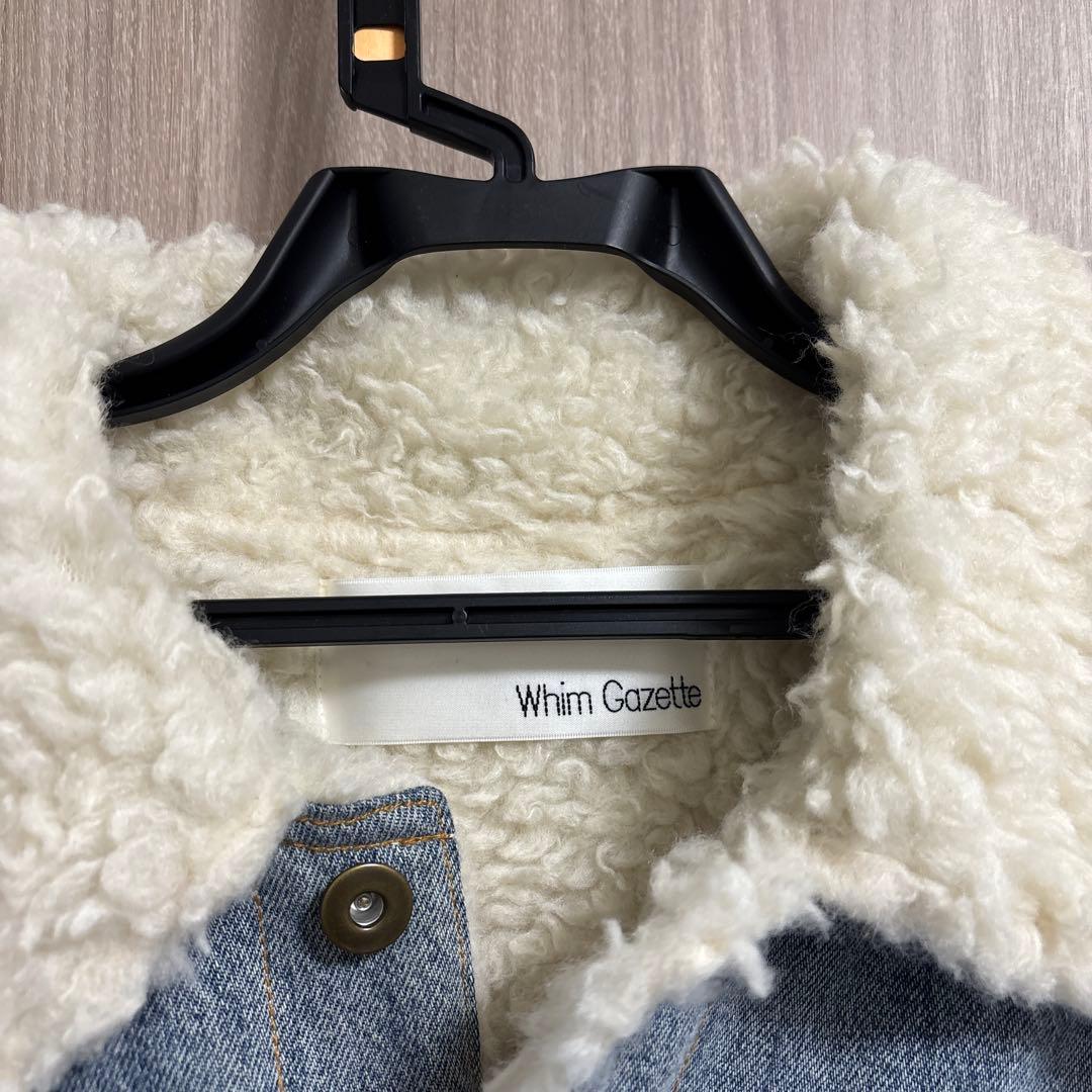 Whim Gazette デニムボアジャケット