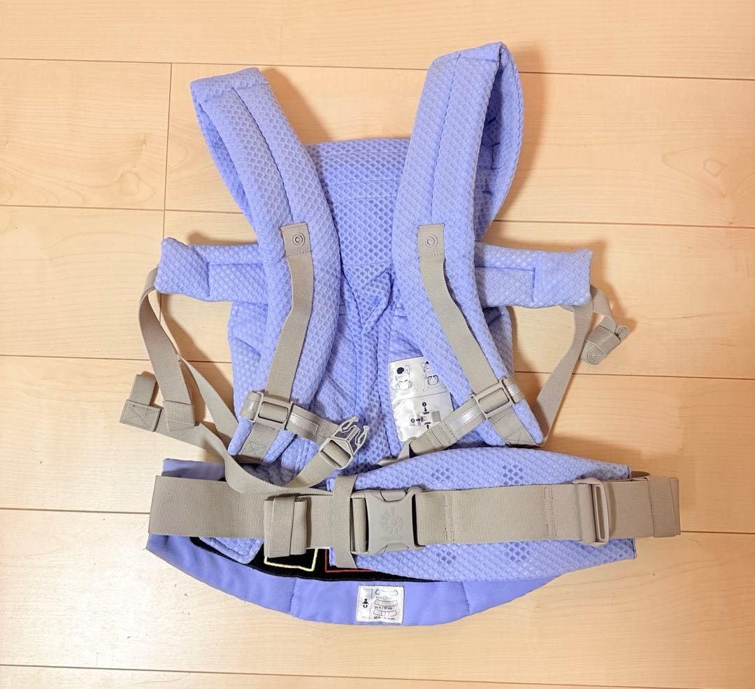 本日限り価格✨希少カラー✨エルゴベビー抱っこひもオムニブリーズ　ブルーラベンダー