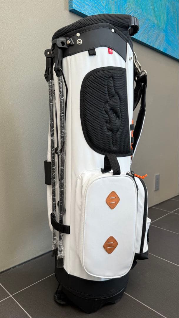 ROUGH AND SWELL GOLF BAG ホワイト