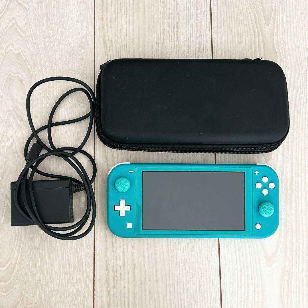 Nintendo Switch Lite ターコイズ 【本体+充電器+ケース付】