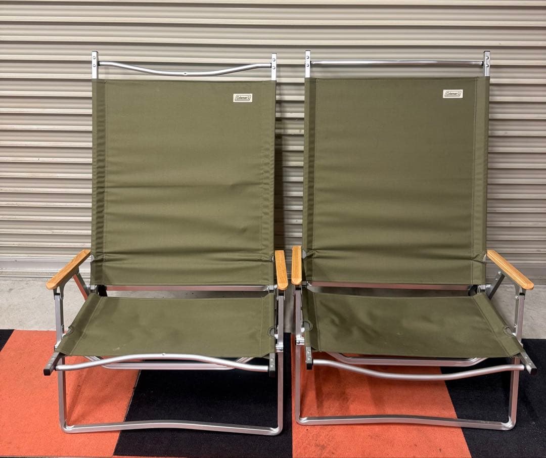Coleman（コールマン）フォールディングチェアワイド 4セット