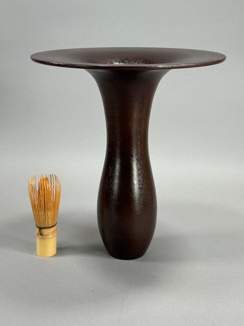 銅花器　いけばな　池坊　立花　古流　小原流　華道具　花瓶　未使用近い