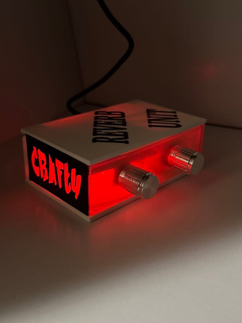 リバーブユニット　レッド　Bluetooth バイブラ　CRAFTY