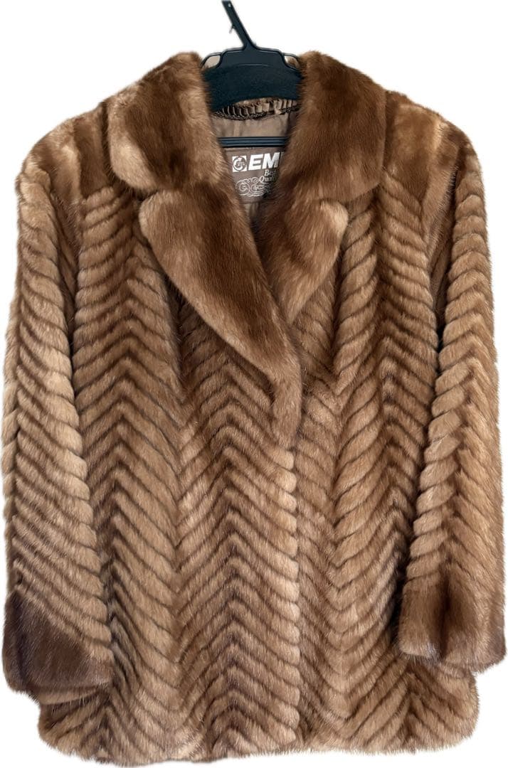 EMBA ミンク毛皮ショートコート