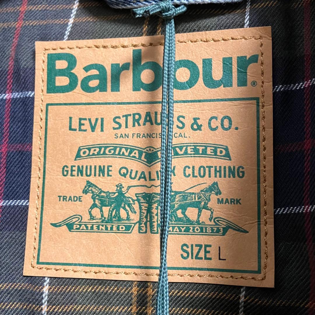 Barbour Levi's デニムジャケット Lサイズ