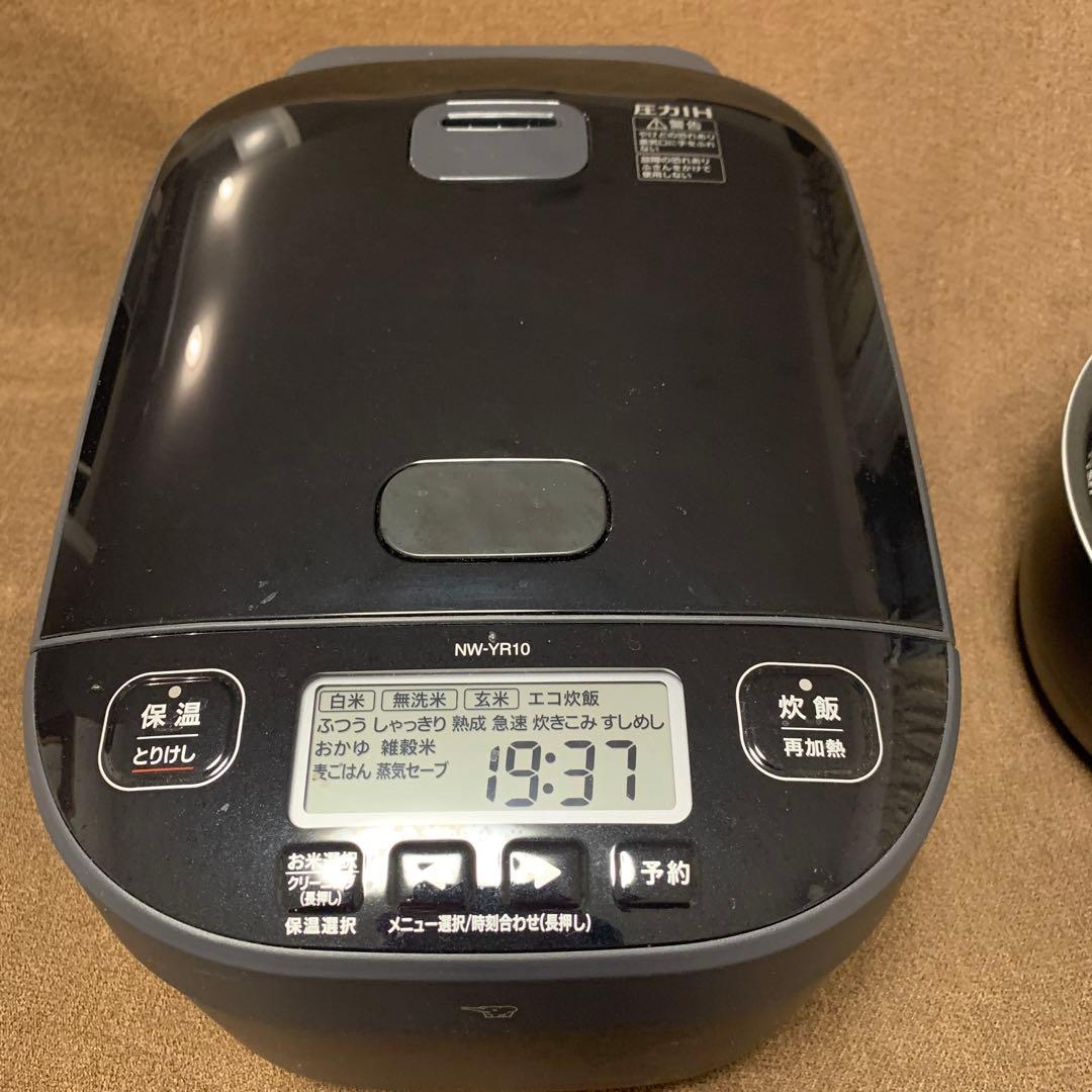 象印圧力IH炊飯器 NW-YR10 3.1L 1240W5.5合炊き