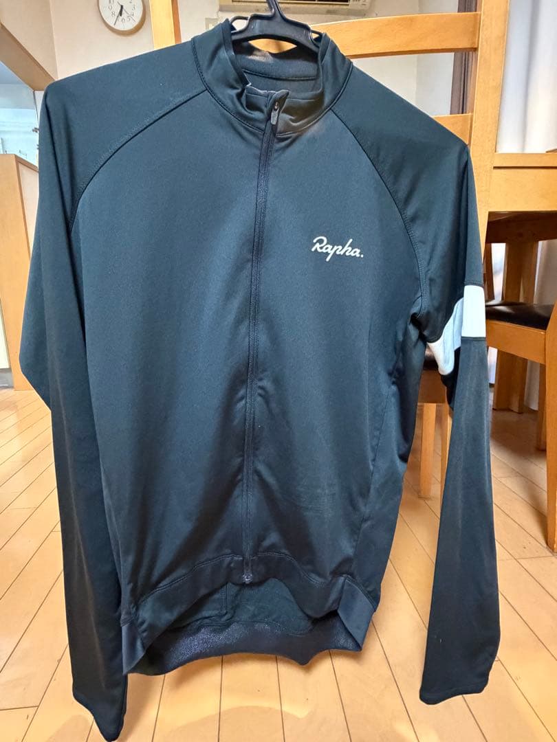 Rapha メンズ コア ロングスリーブ ジャージ ブラック　Mサイズ