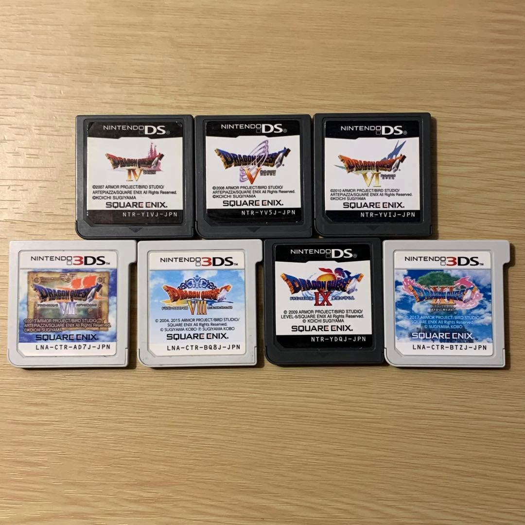 【動作確認済み】 ドラゴンクエスト Ⅳ Ⅴ Ⅵ Ⅶ Ⅷ Ⅸ XI ソフトのみ