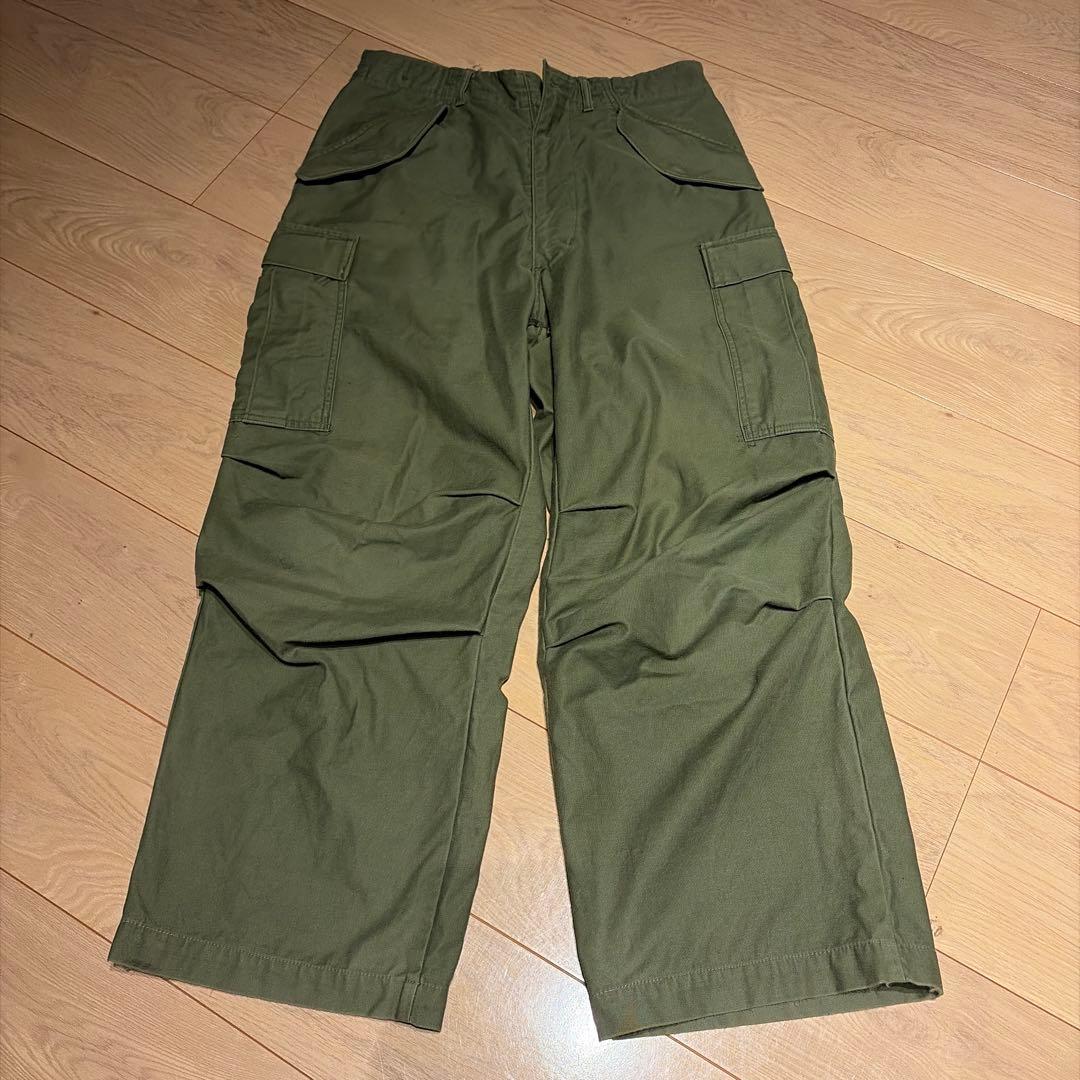 70s アメリカ軍実物 M65カーゴパンツ S-R(M相当)M-65